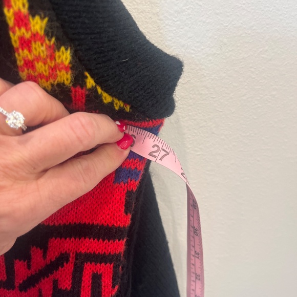 Vintage Michelle Stuart Greek Key Style Cardigan Size Large - Picture 7 of 7